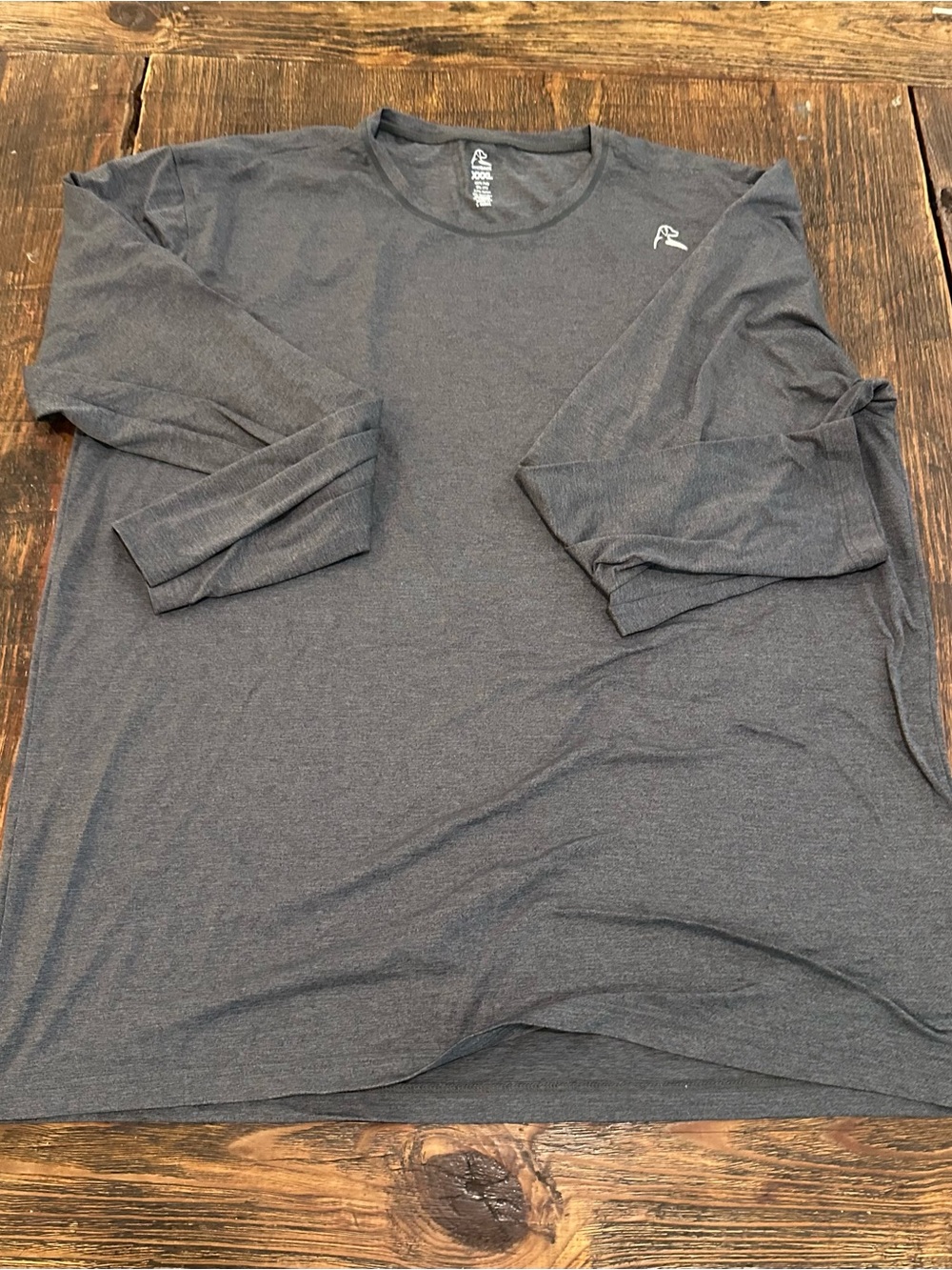Rhoback Men's Long-Sleeve Crew Shirt - Charcoal